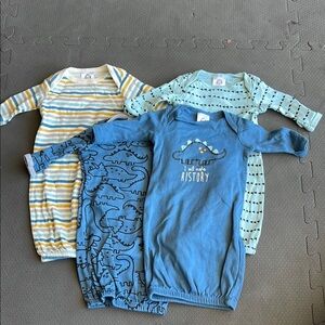 Gerber Kids Pajamas Sleep Sacks - Blue and Yellow